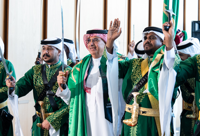  احتفالية مجموعة المهيدب باليوم الوطني السعودي 96 